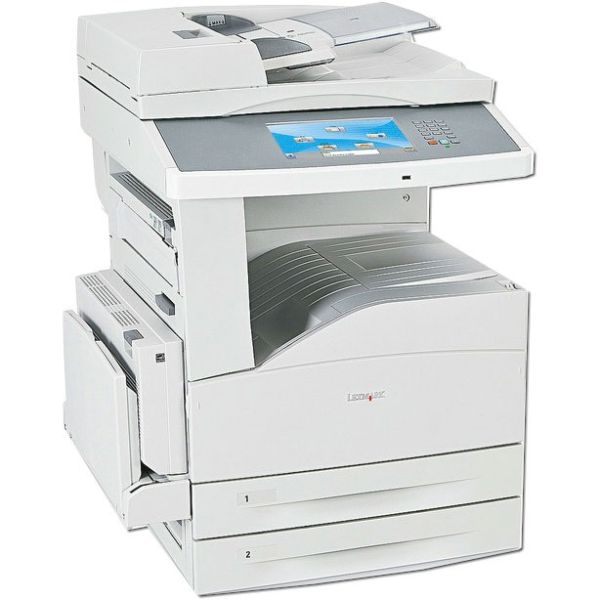 Lexmark X864DHE 3 MonoChrome MFP Copier: w/ Duplex, Hard Drive & Touch Screen