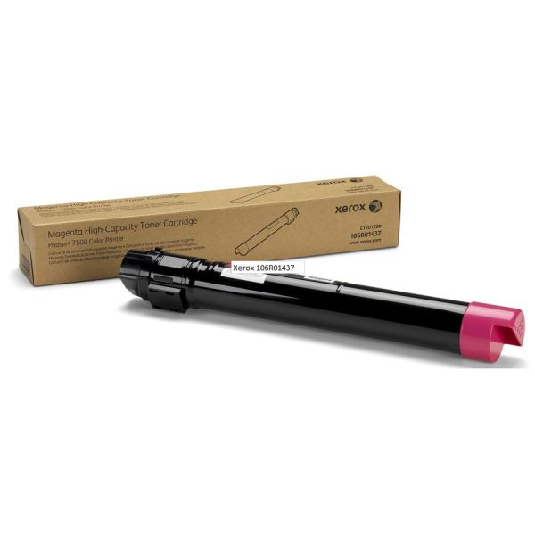Xerox 106R01437 Magenta High Yield Toner Cartridge (17.8k Pages)