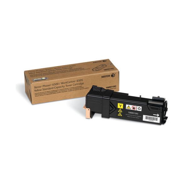 Xerox 106R01593 Yellow Standard Capacity Toner Cartridge (1k Pages)