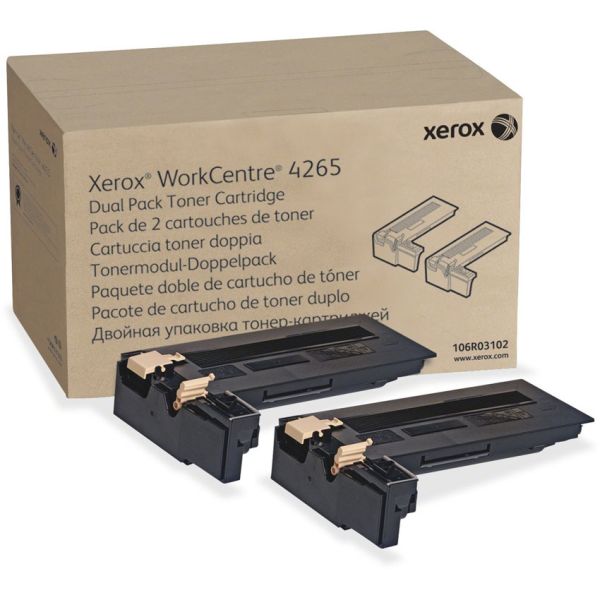 Xerox 106R03102 Black Dual Capacity Toner Cartridge (50k Pages)