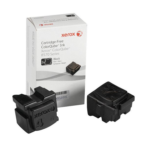 Xerox 108R00929 Black Solid Ink Stick 2-Pack (4.3k Pages)