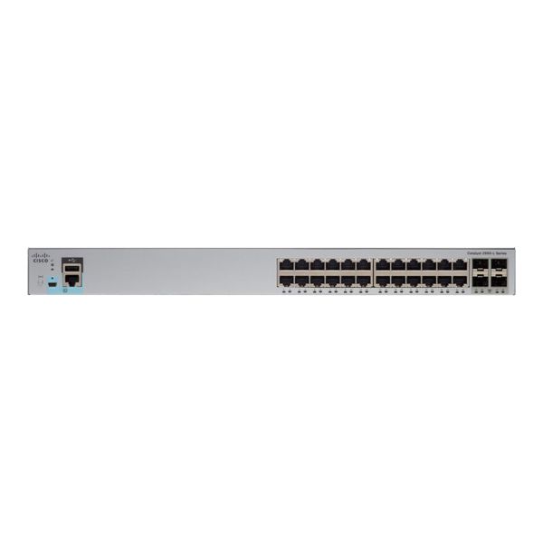 CATALYST 2960L SMART MANAGED, 24P GIGE, 4X1G SFP, LAN LITE