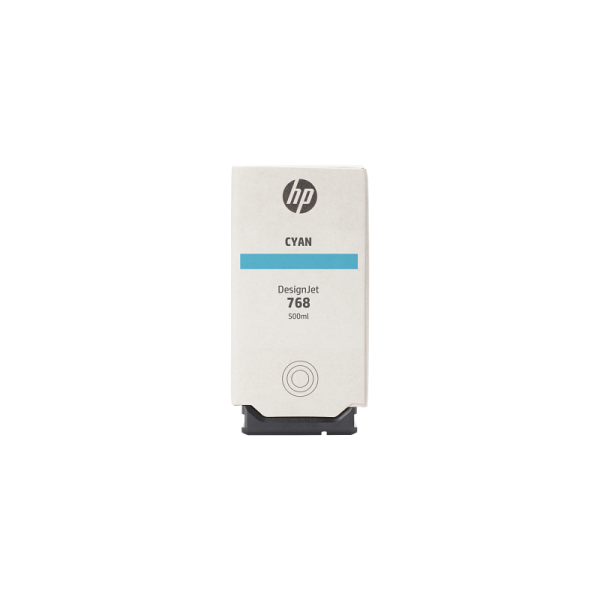HP 768 500-ml Cyan DesignJet Ink Cartridge (4S5B5A)