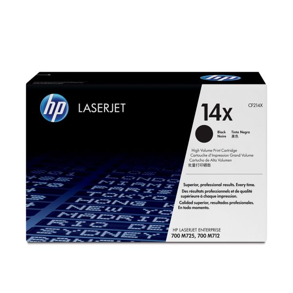 HP 14X High Yield Black Original LaserJet Toner Cartridge (CF214X)