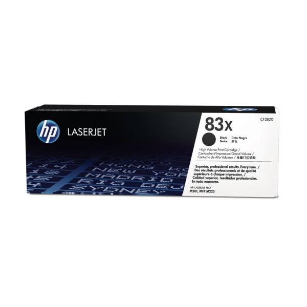 HP 83X High Yield Black Original LaserJet Toner Cartridge (CF283X)