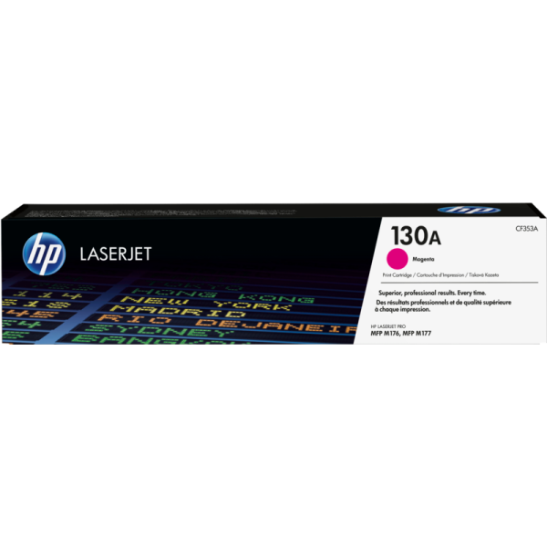 HP 130A Magenta Original LaserJet Toner Cartridge (CF353A)