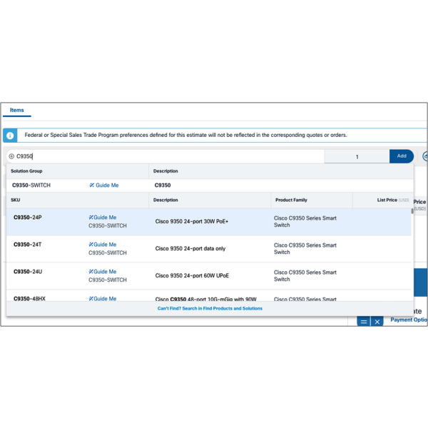 Cisco C9350 Series Smart Switches Ordering Guide