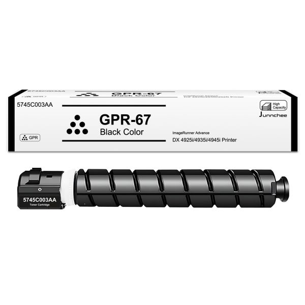 Canon 5745C003AA GPR-67 Black Toner (44.5K impressions @ 6% coverage)