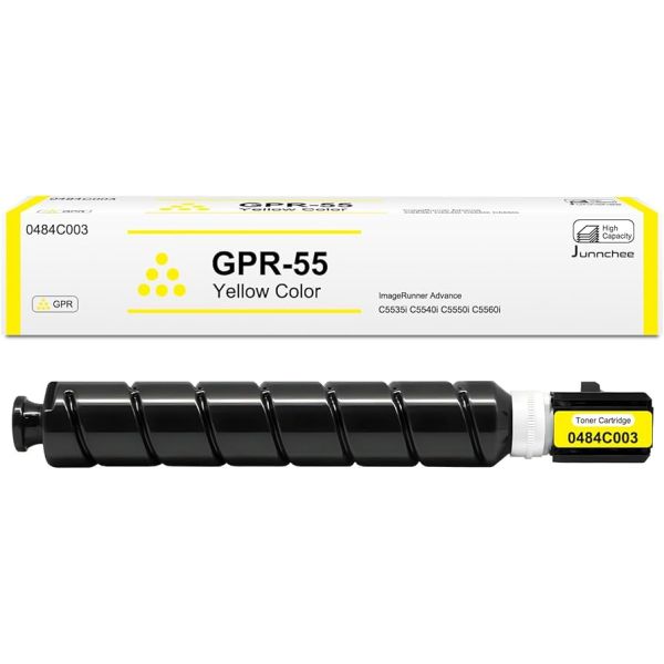 Canon 0484C003AB  GPR-55 Yellow Toner Cartridge  (60k Pages)
