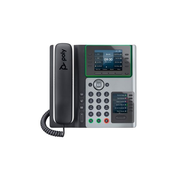 HP Poly Edge E400 - VoIP phone with caller ID/call waiting