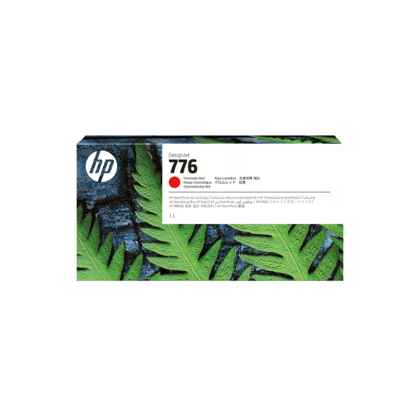 HP 776 1-liter Chromatic Red Ink Cartridge (1XB10A)