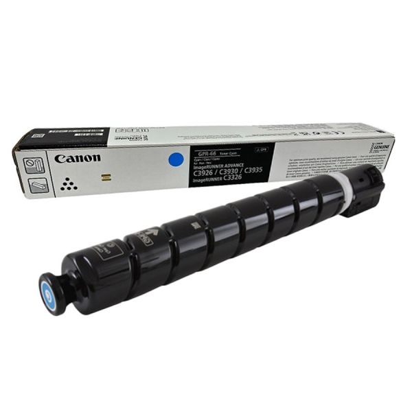 Canon 5754C003AA GPR-66 Cyan Toner (25.5K impressions @ 5% coverage)