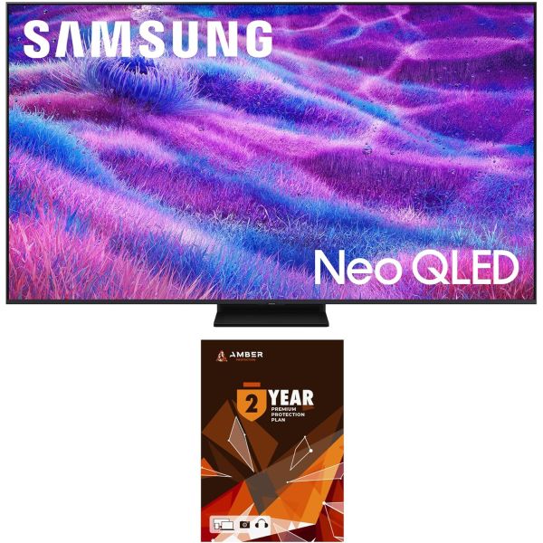 SAMSUNG QN85QN80FAFXZA 85 Inch Neo QLED QN80F Series Supreme UHD 4K TV with 2 Year Amber Protection Plan (2025)