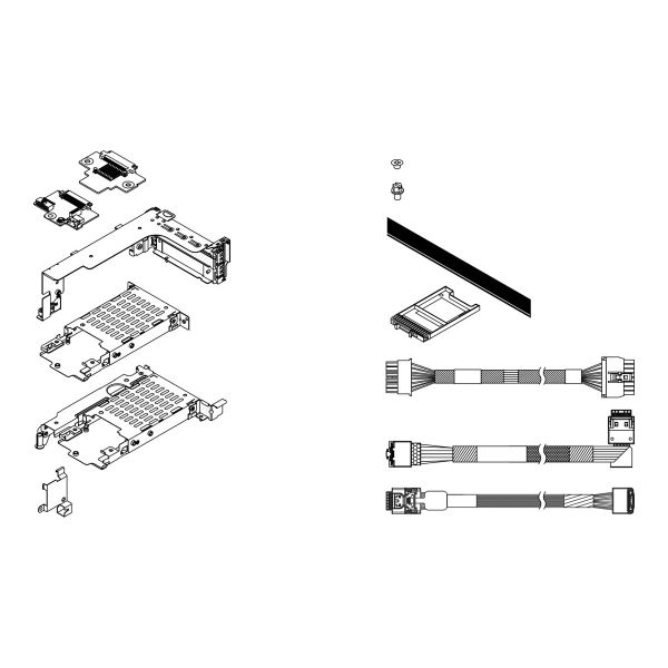 Lenovo - 7mm RAID SATA/NVMe Enablement Kit
