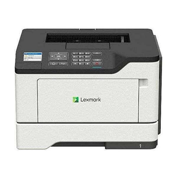 Lexmark MS521dn Laser Printer - Monochrome - TAA Compliant - 46 ppm Mono - 1200 x 1200 dpi Print - Automatic Duplex Print - 350 Sheets Input