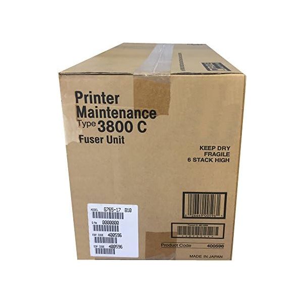 Ricoh 400596 Fuser Unit Type 3800C