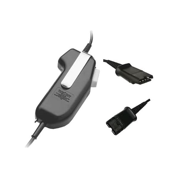 HP Poly Secure Voice PTT 12 Inch Straight Momentary TAA-WW Headphones
