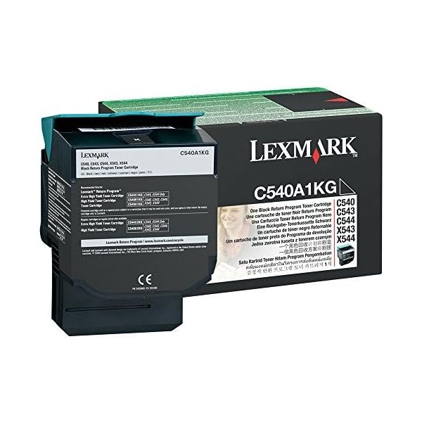 Lexmark X543 (C540A1KG) Black OEM Toner Standard Yield (1