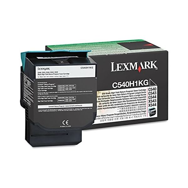 Lexmark C540H1KG High-Yield Toner Cartridge