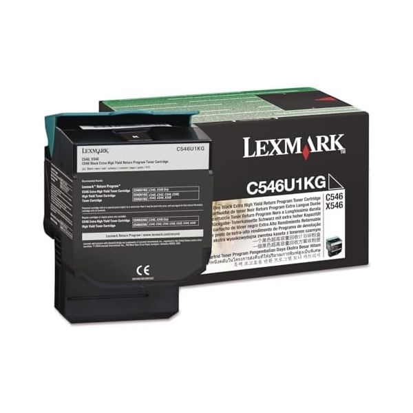 Lexmark C546U1KG Extra High Yield Return Toner Cartridge