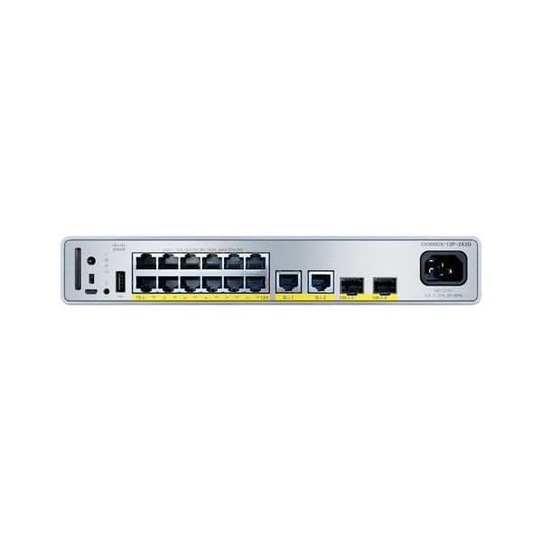 Cisco C9200CX-12P-2X2G-E Catalyst 9200CX 12-Port PoE+ Network Essentials Switch (Renewed)