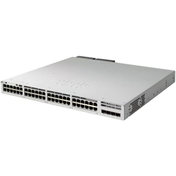 Cisco C9300L-48PF-4X-E Catalyst 9300L 48-Port Full PoE+ 4X10G Uplinks Network Essentials Switch (Renewed)