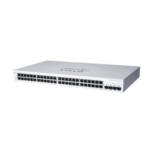 CISCO DESIGNED CBS220-48P-4X Smart Switch | 48 Port GE | PoE | 4x10G SFP+ | 3-Year Limited Hardware Warranty (CBS220-48P-4X-NA)