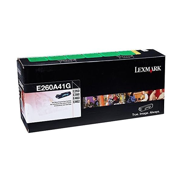 Lexmark E460 (E260A41G) Black OEM Toner Standard Yield (3