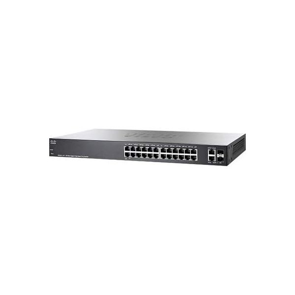 Cisco SG220-26P-K9 26-Port Gigabit PoE Smart Switch (Renewed)