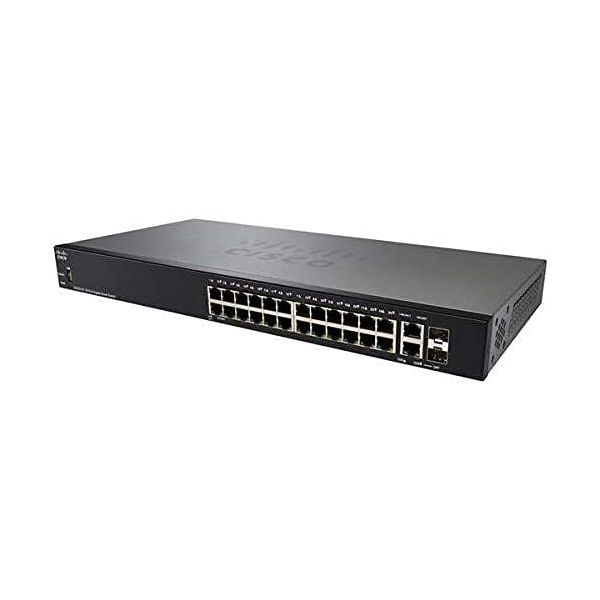 Cisco SG250-26P 26-Port Gigabit PoE Smart Switch (SG250-26P-K9)