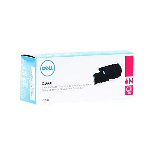 Dell V3W4C Magenta Toner Cartridge C1660w Color Printer