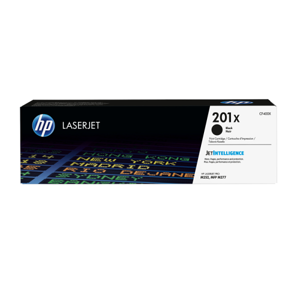 HP 201X High Yield Black Original LaserJet Toner Cartridge (CF400X)
