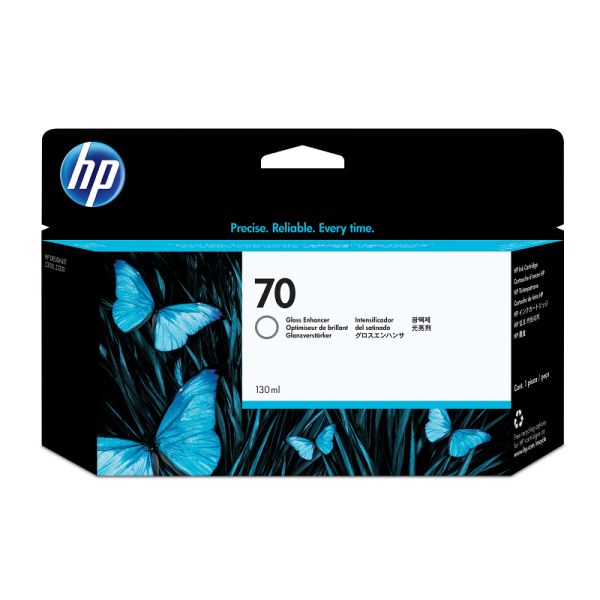 HP 70 130-ml Gloss Enhancer DesignJet Ink Cartridge (C9459A)