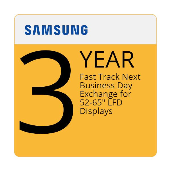 3YR SAMSUNG FASTTRACK NBD EXCHANGE FOR (LFD SCREEN SIZE 52INCH-65INCH)DOP-3YR O — P-LM-NN1X57A