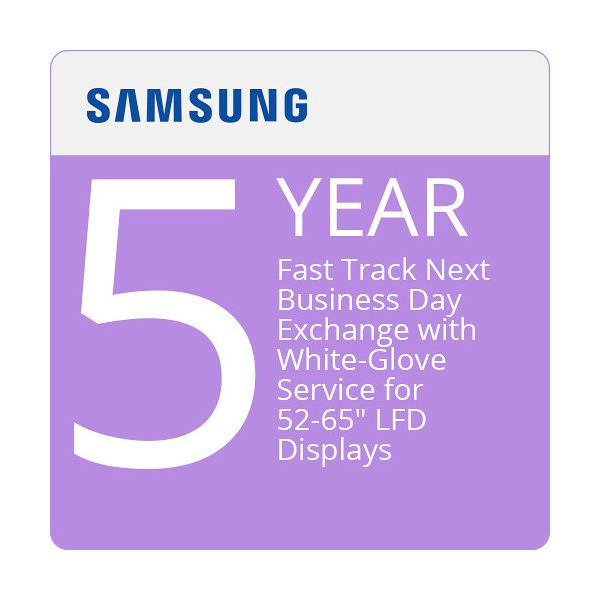 Samsung 5 Yr White Glove Service for 52-65 in Displays | Enterprise — P-LM-2N1X57B
