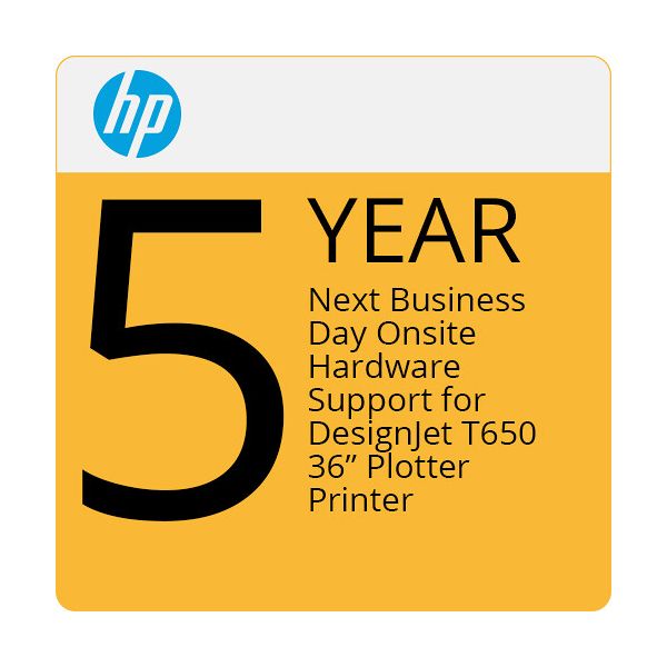 HP 5Y NBD DESIGNJET T650-36 HWS — UD5J9E