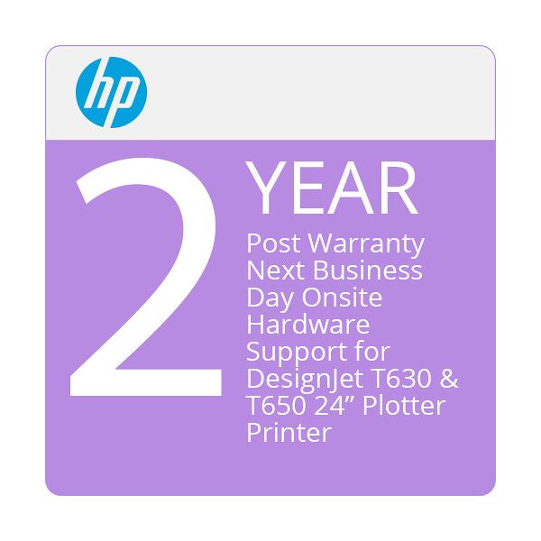 HP 2Y PW NBD DJ T630/T650-24 HWS | On-site Maintenance Service — UD5H7PE