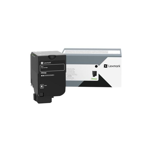 Lexmark 81C0X10 - black - original - toner cartridge - LCCP - 81C0X10
