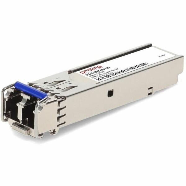 Proline Cisco® GLC-FE-100LX-RGD Compatible TAA 100Base-LX SFP Transceiver (SMF, 1310nm, 10km, LC, DOM, -40 to 85C) - GLC-FE-100LX-RGD-PRO
