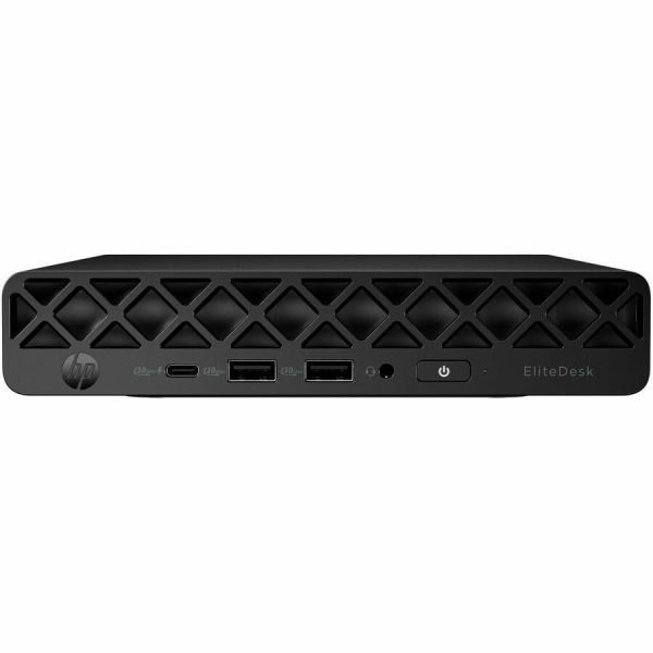 HP EliteDesk 8 G1a Desktop Computer - AMD Ryzen AI 5 340 - 16 GB - 256 GB PCI Express NVMe SSD - Mini PC - Jack Black - D36E5UT#ABA