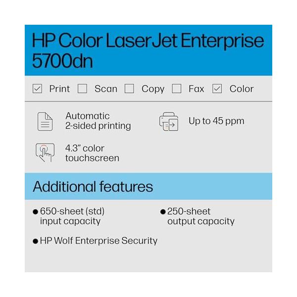 HP Color LaserJet Enterprise 5700dn Printer