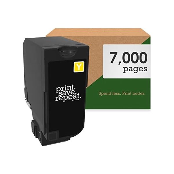 Print.Save.Repeat. Lexmark 74C1SC0 Cyan Toner Cartridge for CS720