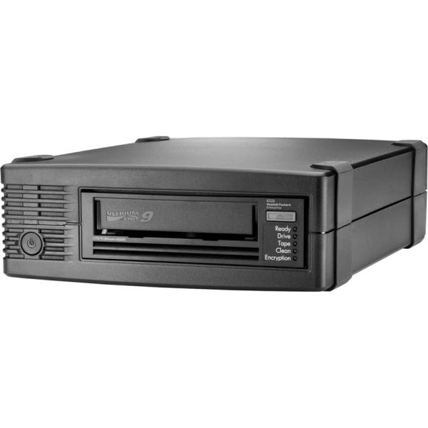 HPE StoreEver LTO-9 Ultrium 45000 External Tape Drive - 18 TB Native/45 TB Compressed - 12Gb/s SAS - 5.25