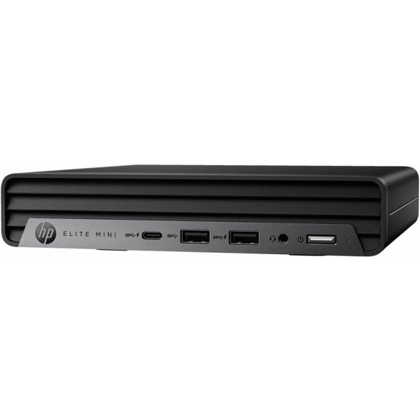 HP Elite Mini 800 G9 Desktop Computer - Intel Core i7 14th Gen i7-14700T - vPro Technology - 16 GB - 512 GB SSD - Desktop Mini - Intel Q670 Chip - Windows 11 Pro - NVIDIA GeForce RTX 3050 4 GB GDDR6 -