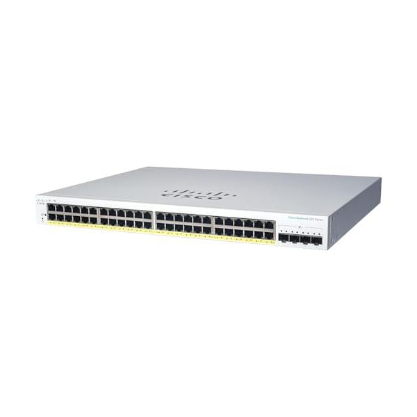 CISCO DESIGNED CBS220-48FP-4X Smart Switch | 48 Port GE | Full PoE | 4x10G SFP+ | 3-Year Limited Hardware Warranty (CBS220-48FP-4X-NA)