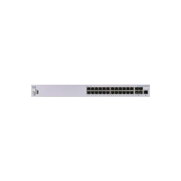 CISCO DESIGNED Business CBS350-24XT Managed Switch | 24 Port 10GE | 4x10G SFP+ Shared | In Original Cisco Packaging | Eligible for SmartNet (CBS350-24XT-NA) (Renewed)