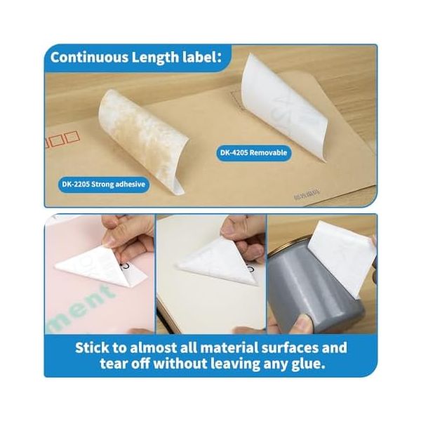 PAPER TAPE - WHITE - ROLL (2.44 IN X 100 FT) - QL550