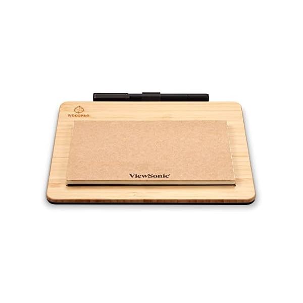 ViewSonic ID0730 7.5 Inch Portable Digital Writing Pen Pad with Battery Free Ink Pen for Sketching