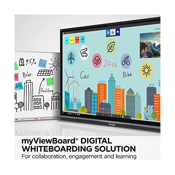 ViewSonic IFP6550 65 Inch ViewBoard 4K Interactive Flat Panel Display with 40-Point Touch