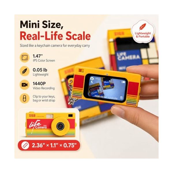 Mini Keychain Digital Camera